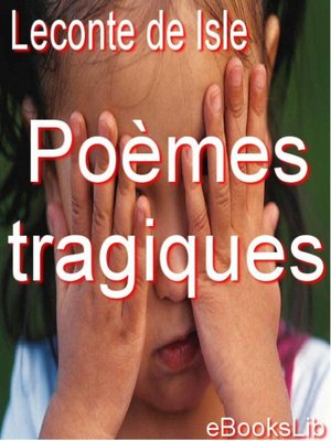 cover image of Poèmes tragiques